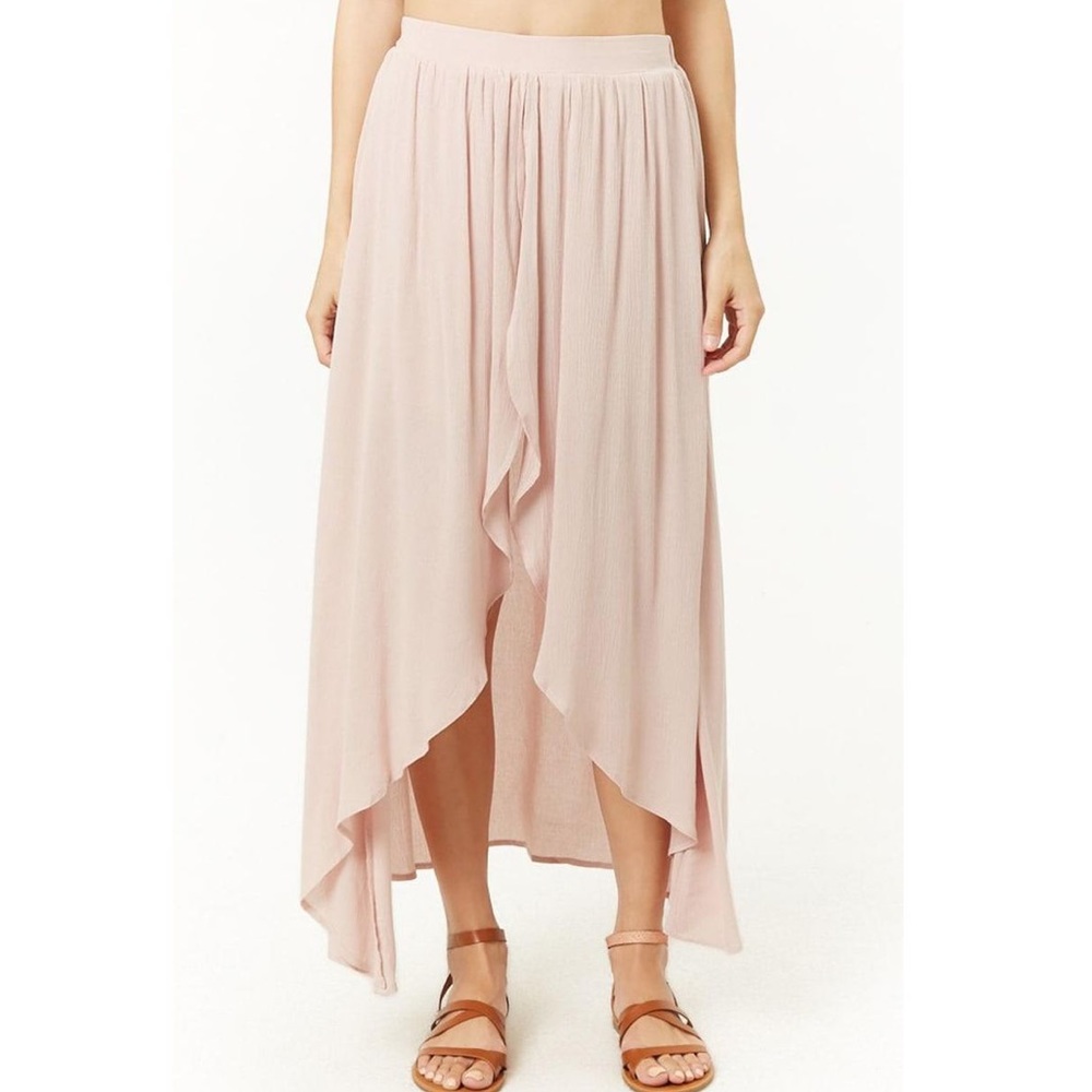 High-low tulip skort